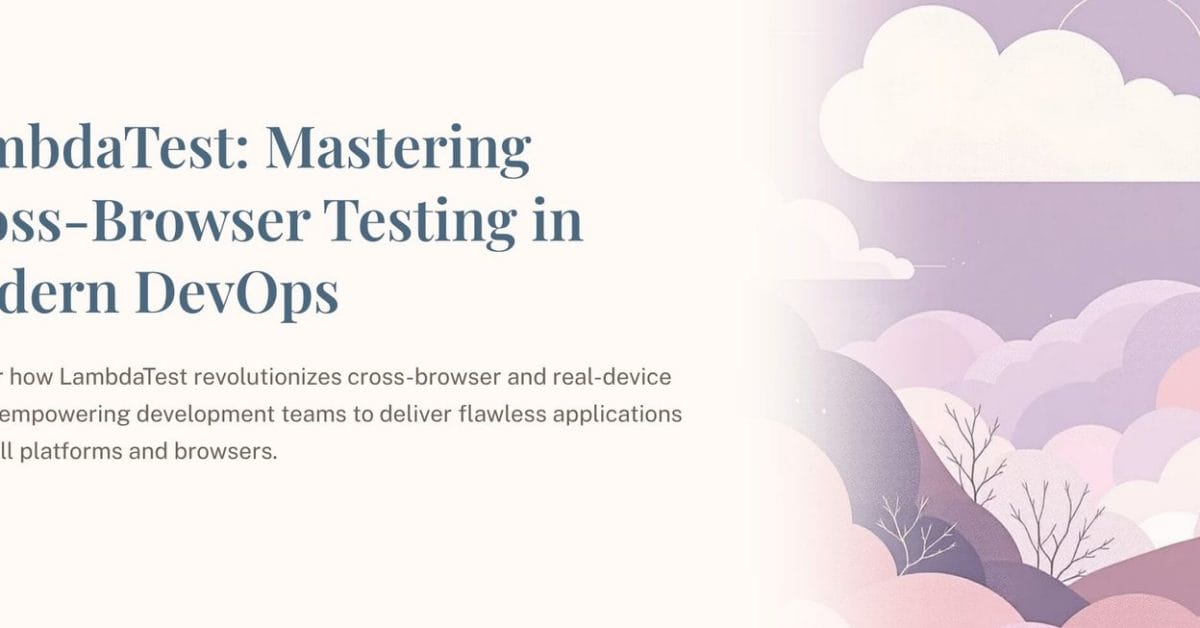 LambdaTest is an expert at cross-browser testing in modern DevOps.