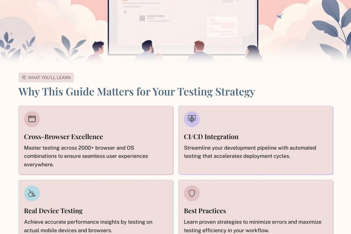 What you will learn about LambdaTest's testing strategy