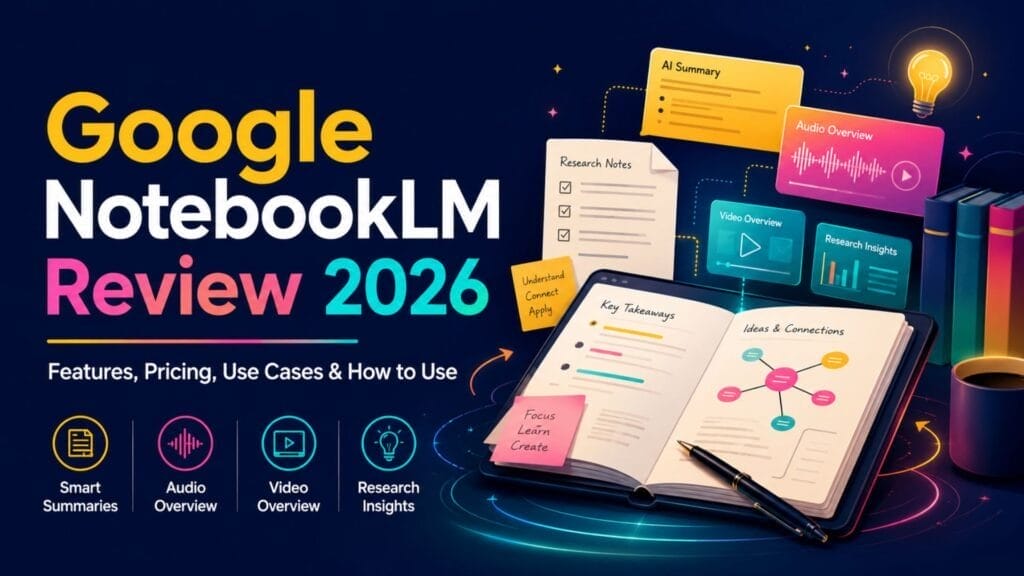 Google NotebookLM Review 2026: Features, Use Cases and How to Use It