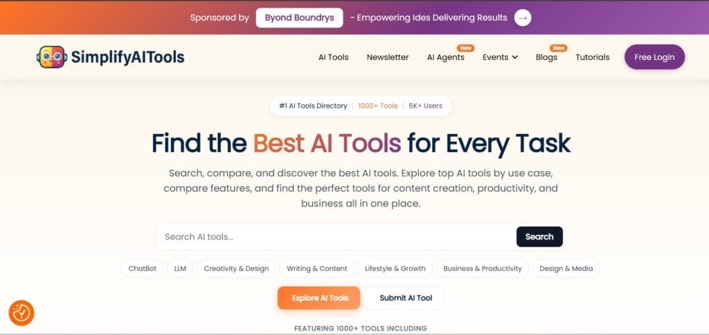 Simplify AI Tools